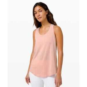 Lululemon Mink Berry Soft Pink Pleated Back Long Line Love Tank Top 4